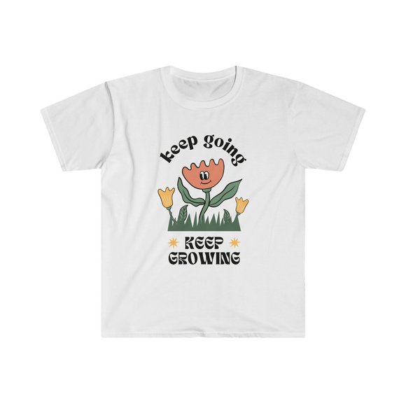 "Keep Going Keep Growing" T Shirt - Picture 2 of 14